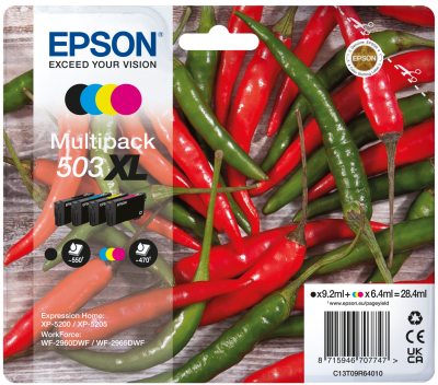 Ink Cartridge - 503 Xl - Cyan / Magenta / Yellow / Black Sec