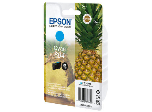 Ink Cartridge - 604 Starfish - 2.4ml - Cyan