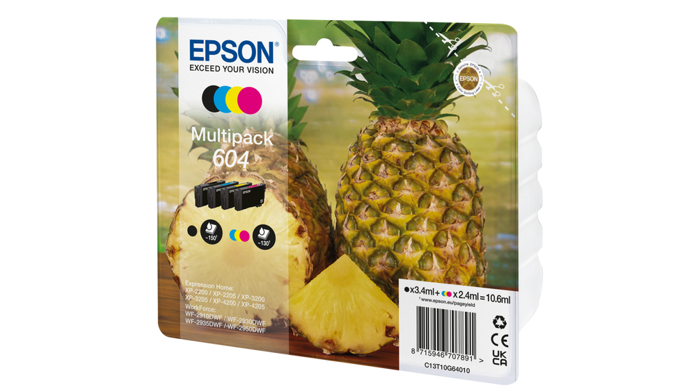 Ink Cartridge - 604 Starfish - Cyan / Magenta / Yellow / Black