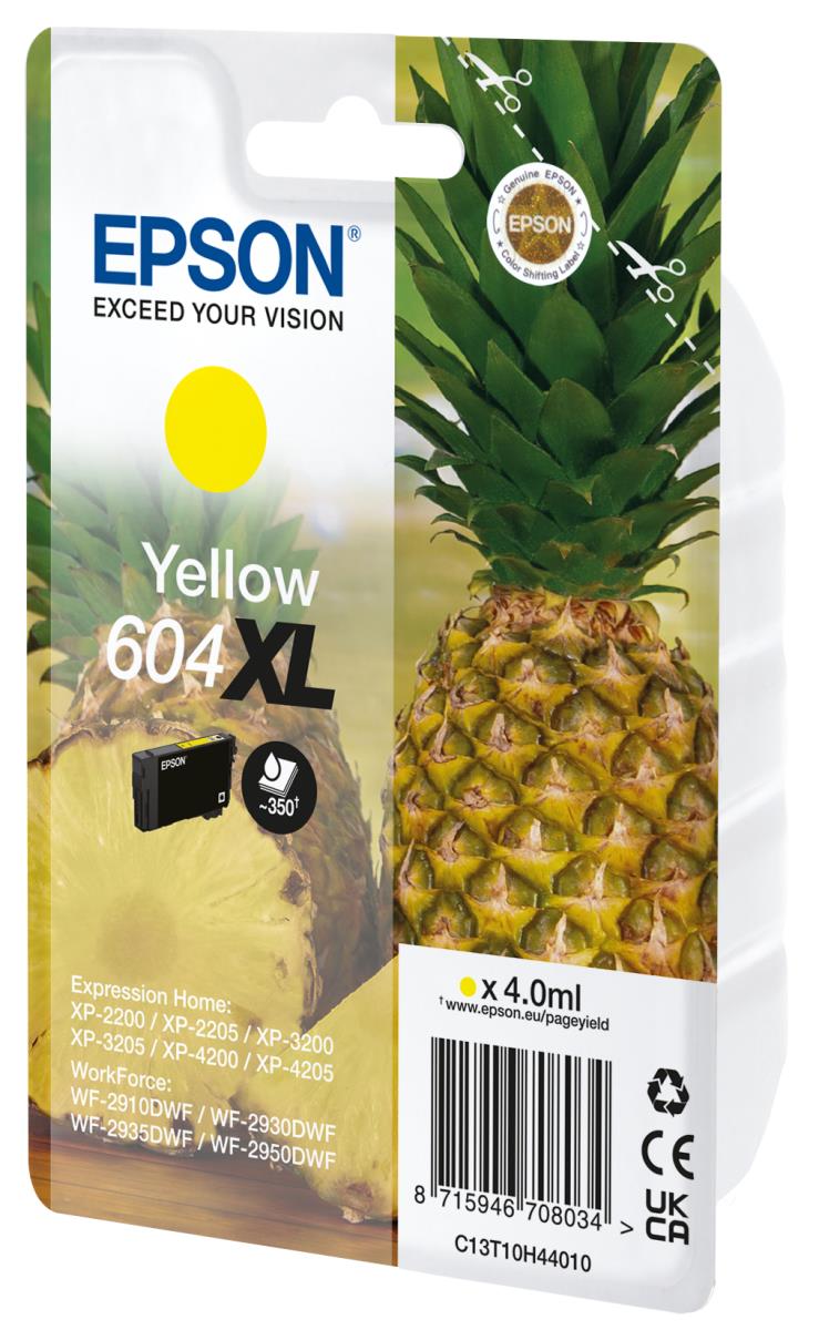Ink Cartridge - 604xl Starfish - 4.0ml - Yellow Sec