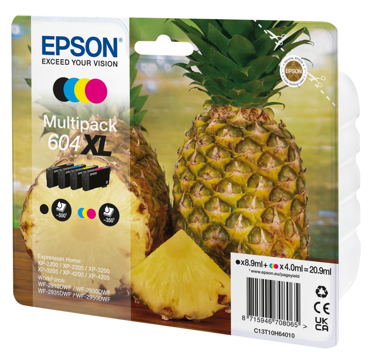Ink Cartridge - 604xl Starfish - Cyan / Magenta / Yellow / Black