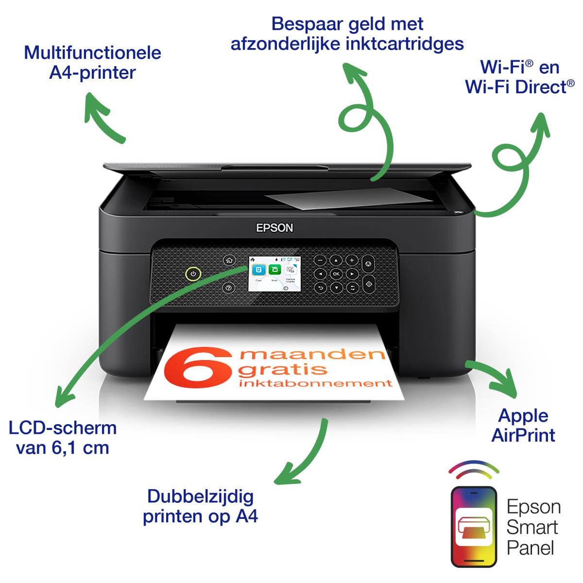 Expression Home Xp-4200 - Flexible Multifuction Printer - Inkjet - A4 - Wi-Fi / USB