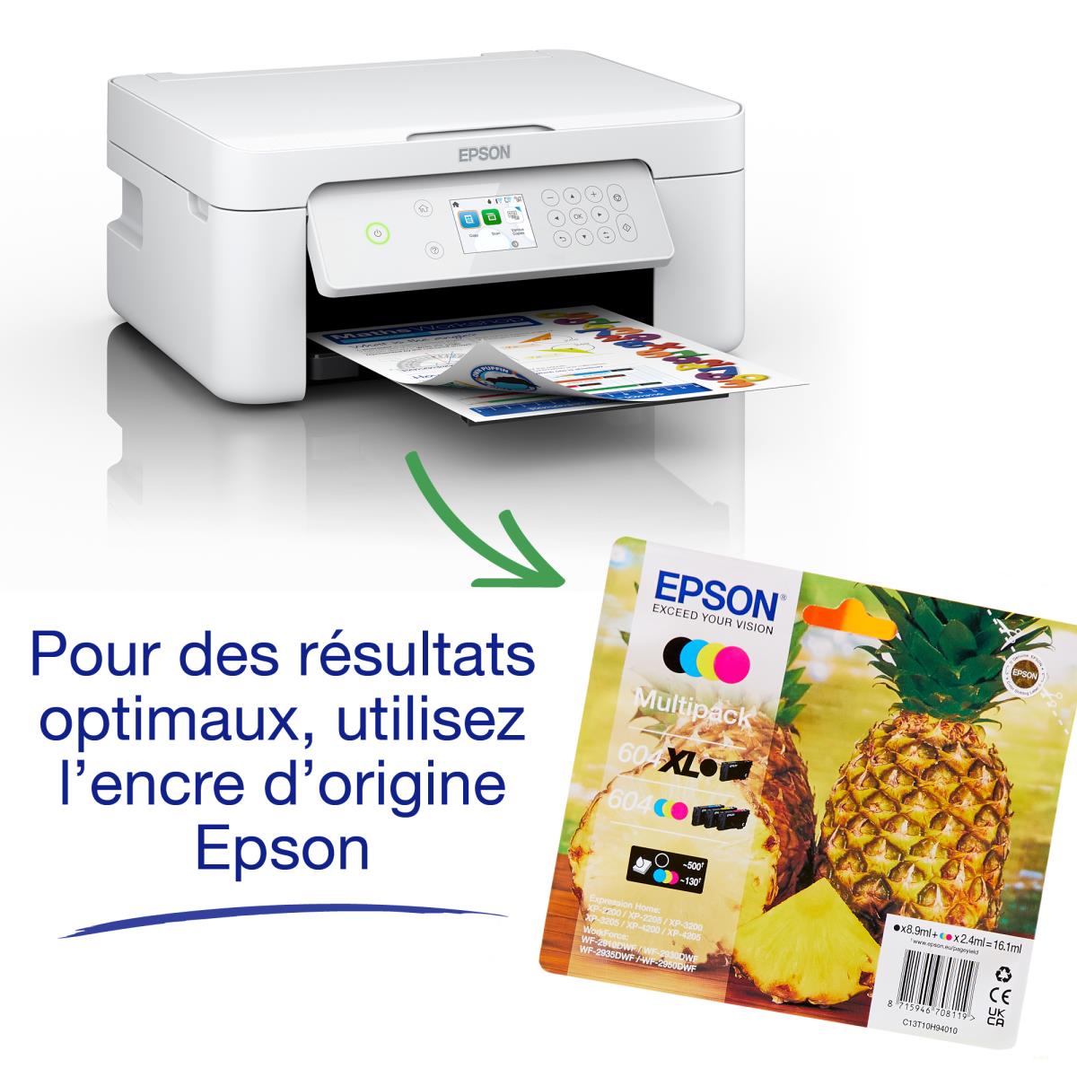 Expression Home Xp-4205 - Flexible Multifuction Printer - Inkjet - A4 - Wi-Fi / USB