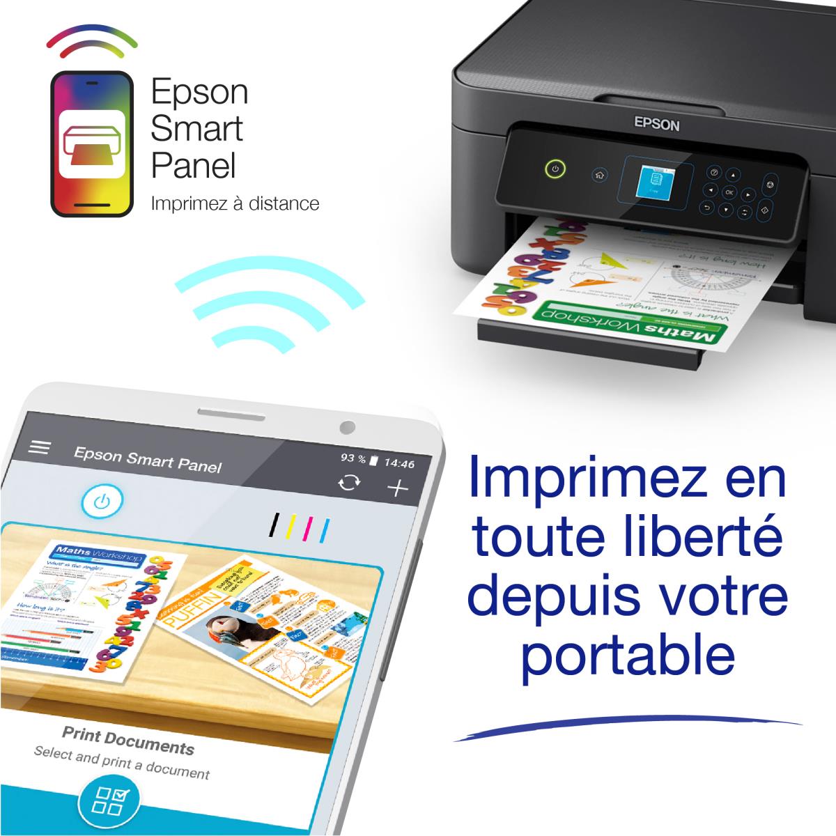 Expression Home Xp-3205 - Flexible Multifuction Printer - Inkjet - A4 - Wi-Fi / USB