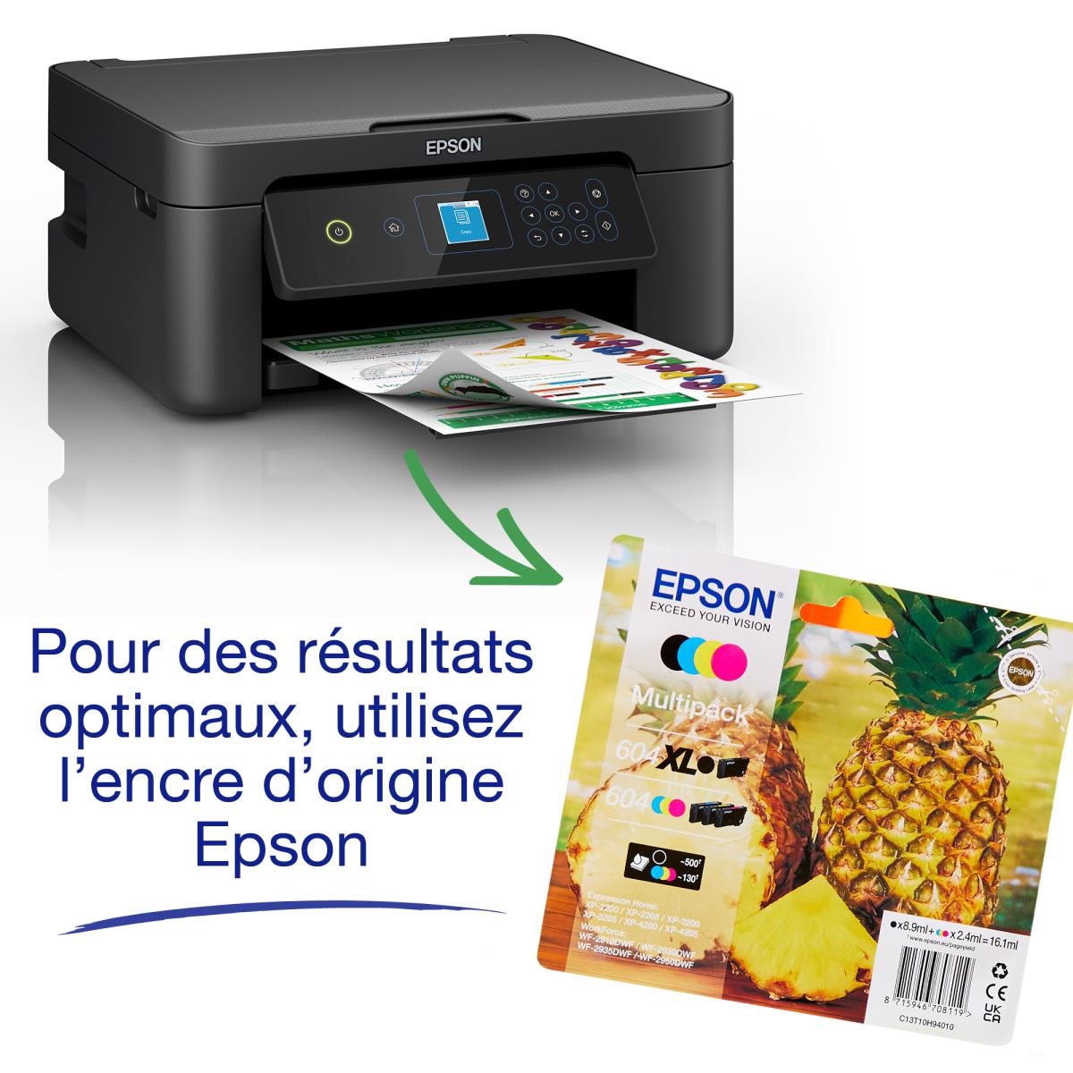 Expression Home Xp-3205 - Flexible Multifuction Printer - Inkjet - A4 - Wi-Fi / USB