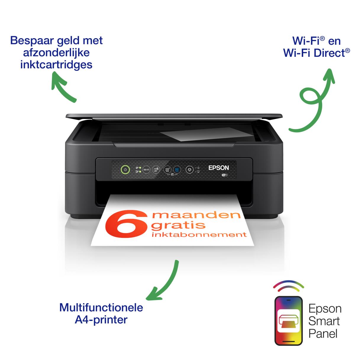 Expression Home Xp-2200 - Flexible Multifunction Printer - Inkjet - A4 - USB / Wi-Fi