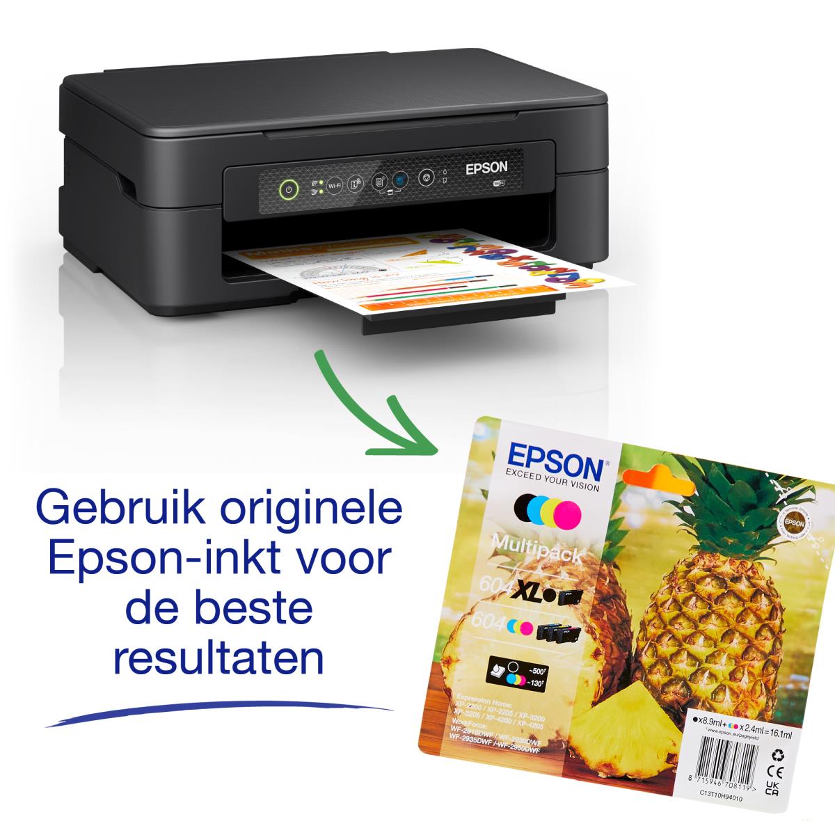 Expression Home Xp-2200 - Flexible Multifunction Printer - Inkjet - A4 - USB / Wi-Fi