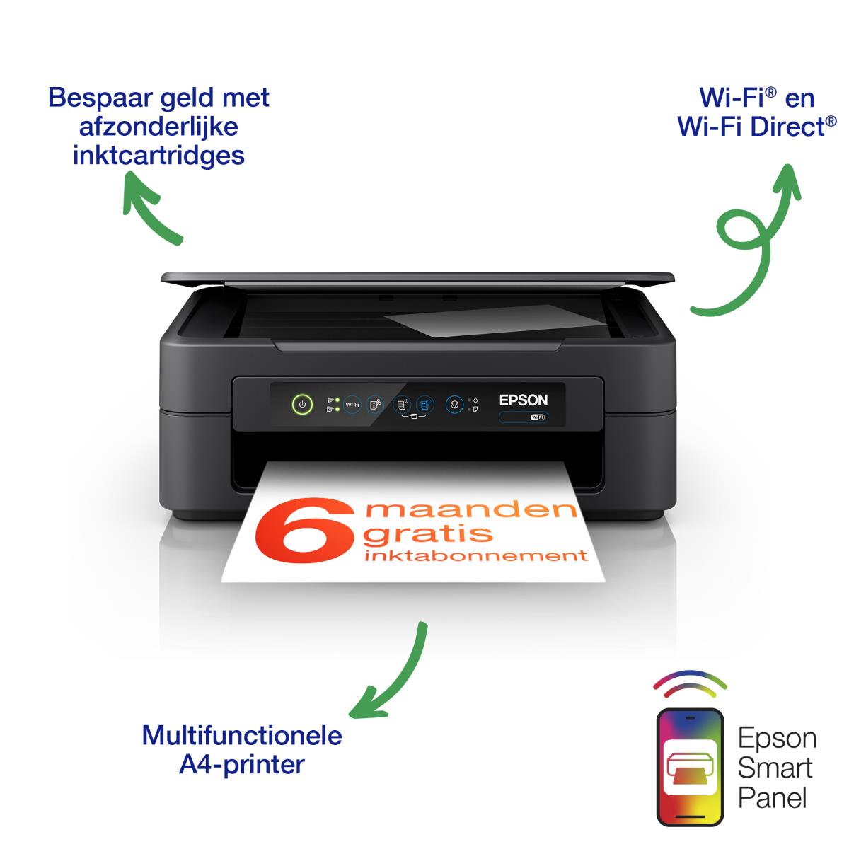 Expression Home Xp-2205 - Flexible Multifunction Printer - Inkjet - A4 - USB / Wi-Fi