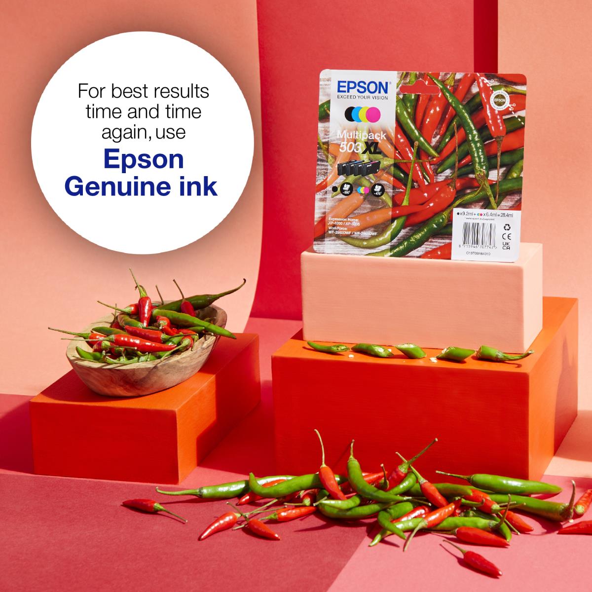Ink Cartridge - 503 Xl - Cyan / Magenta / Yellow / Black (c13t09r94010)
