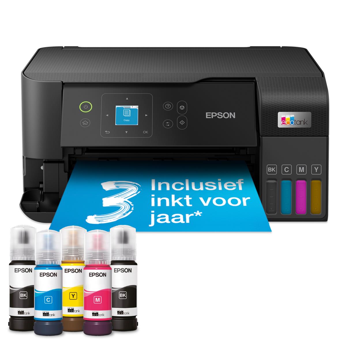 Ecotank Et-2840 - Color All-in-one Printer - Inkjet - A4 - USB