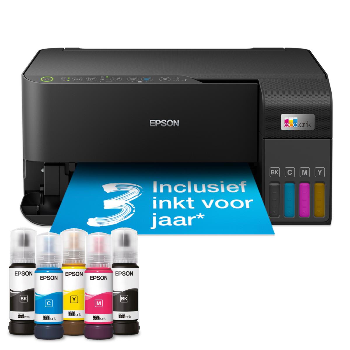 Ecotank Et-2830 - Color All-in-one Printer - Inkjet - A4 - USB