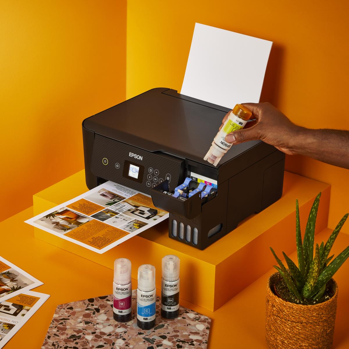 Ecotank Et-2820 - Color All-in-one Printer - Inkjet - A4 - Wi-Fi/ USB