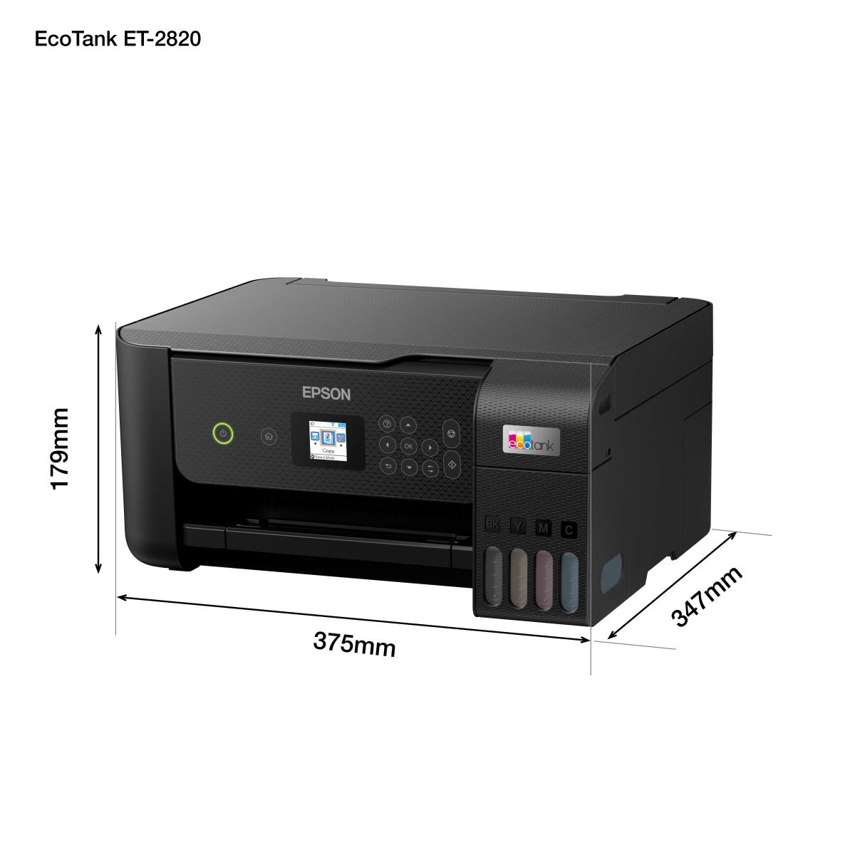 Ecotank Et-2820 - Color All-in-one Printer - Inkjet - A4 - Wi-Fi/ USB