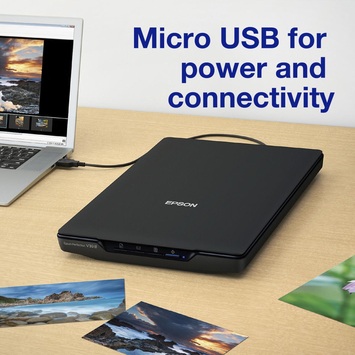 Perfection V39ii USB A4 Flatbed 4800dpi