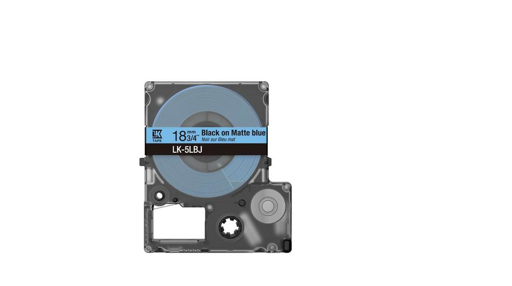 Tape Cartridge - Lk-5lbj - 18mm - Matte Blue/ Black