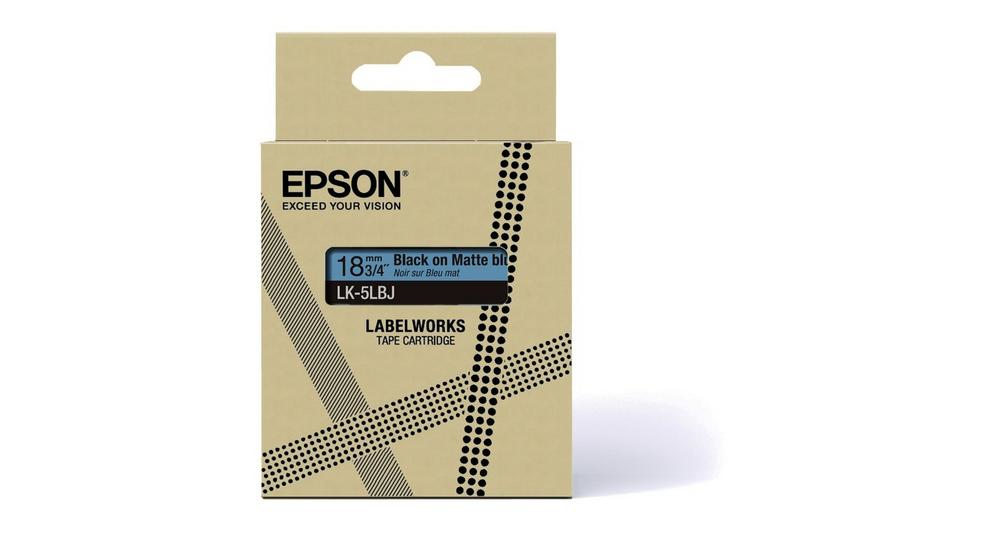 Tape Cartridge - Lk-5lbj - 18mm - Matte Blue/ Black