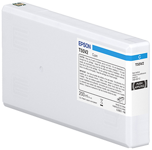 Ink Cartridge - T55w2 Ultrachrome Pro10 - 200ml - Cyan
