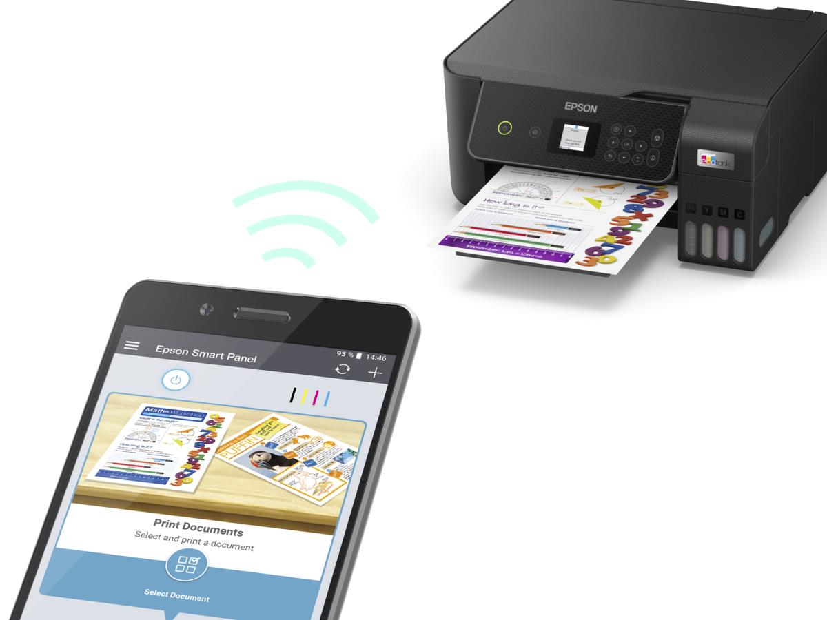 Ecotank Et-2875 - Multifunction Printer - Inkjet - A4 - Wi-Fi/ USB