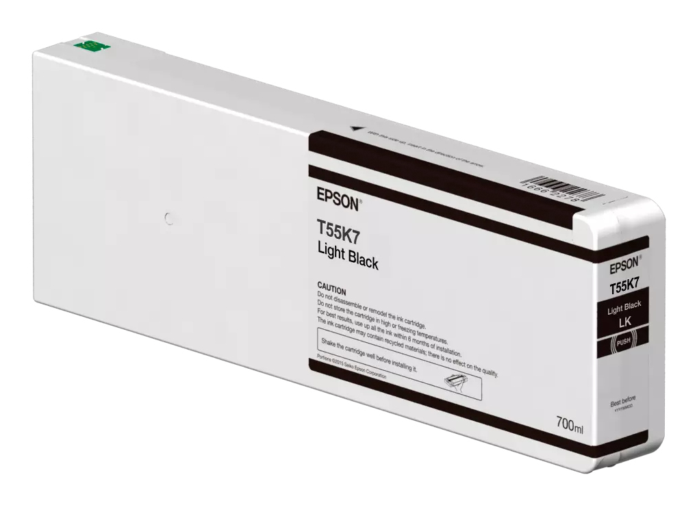 Ink Cartridge - T55k700 - 700ml - Singlepack Ultrachrome Hdx/hd - Light Black