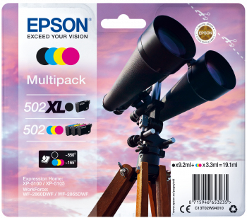 Ink Cartridge - 502xl - Binoculars Multipack 4-colours Ink