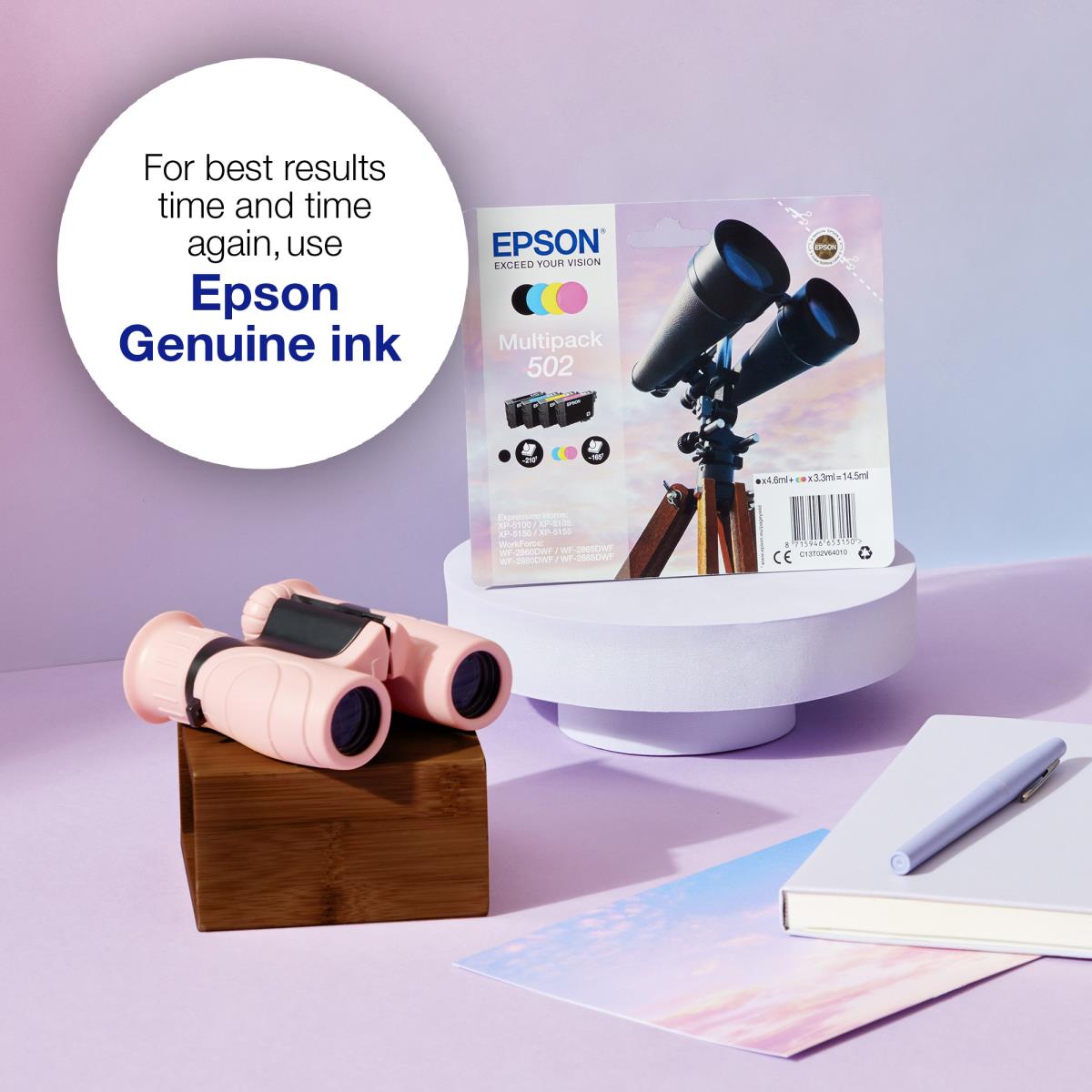 Ink Cartridge - 502xl - Binoculars Multipack 4-colours Ink