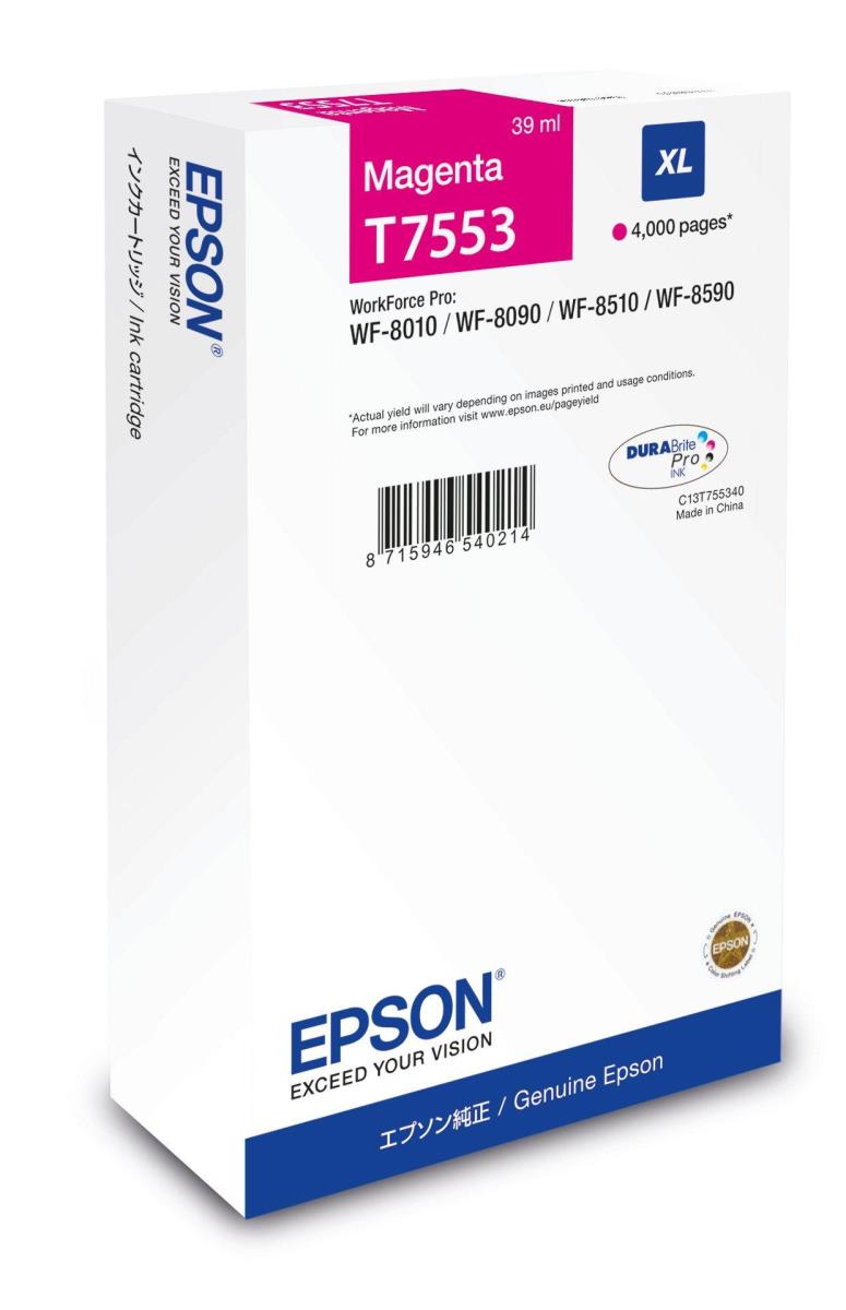 Ink Cartridge - Wf-8xxx Series - Xl - Magenta