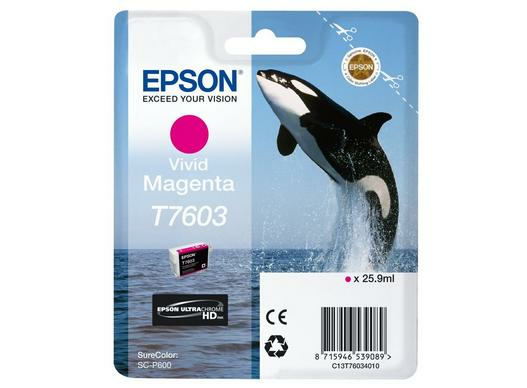 Ink Cartridge - T7603 - 25.9ml - Vivid Magenta (c13t76034n10)