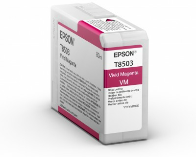 Ink Cartridge - T8508 Ultrachrome - 80ml - Vivid Magenta (c13t85030n)