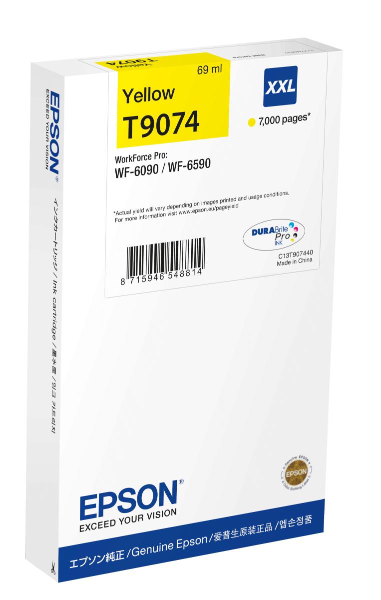 Ink Cartridge - T9074 - 69ml - Yellow (c13t90744n)