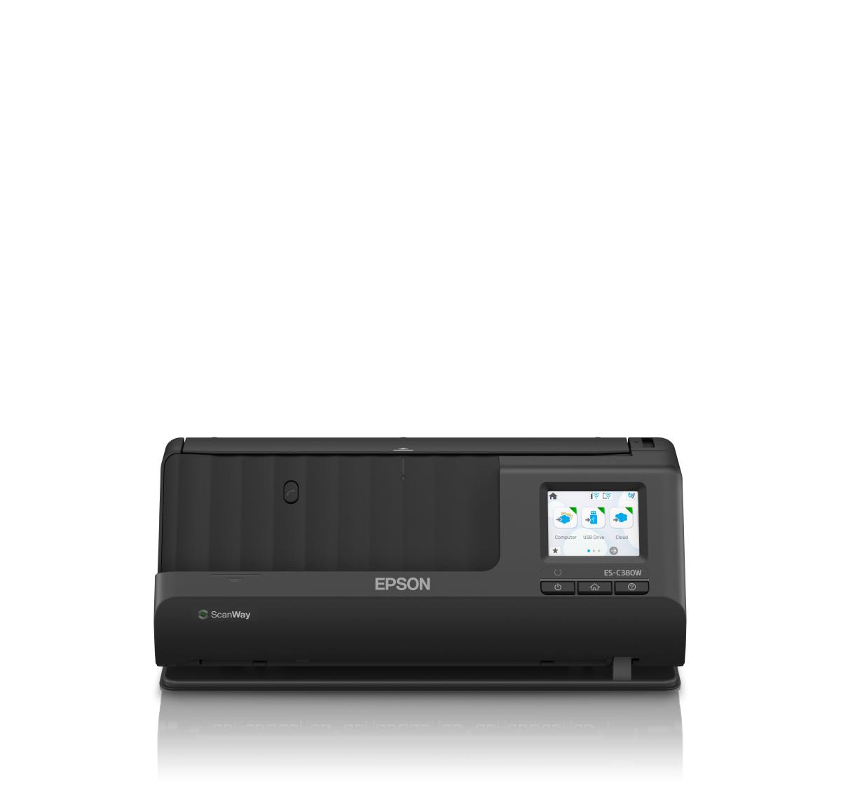 Workforce Es-c380w - Compact Desktop Document Scanner - A4 - 600 Dpi - USB 3.0/ Wi-Fi