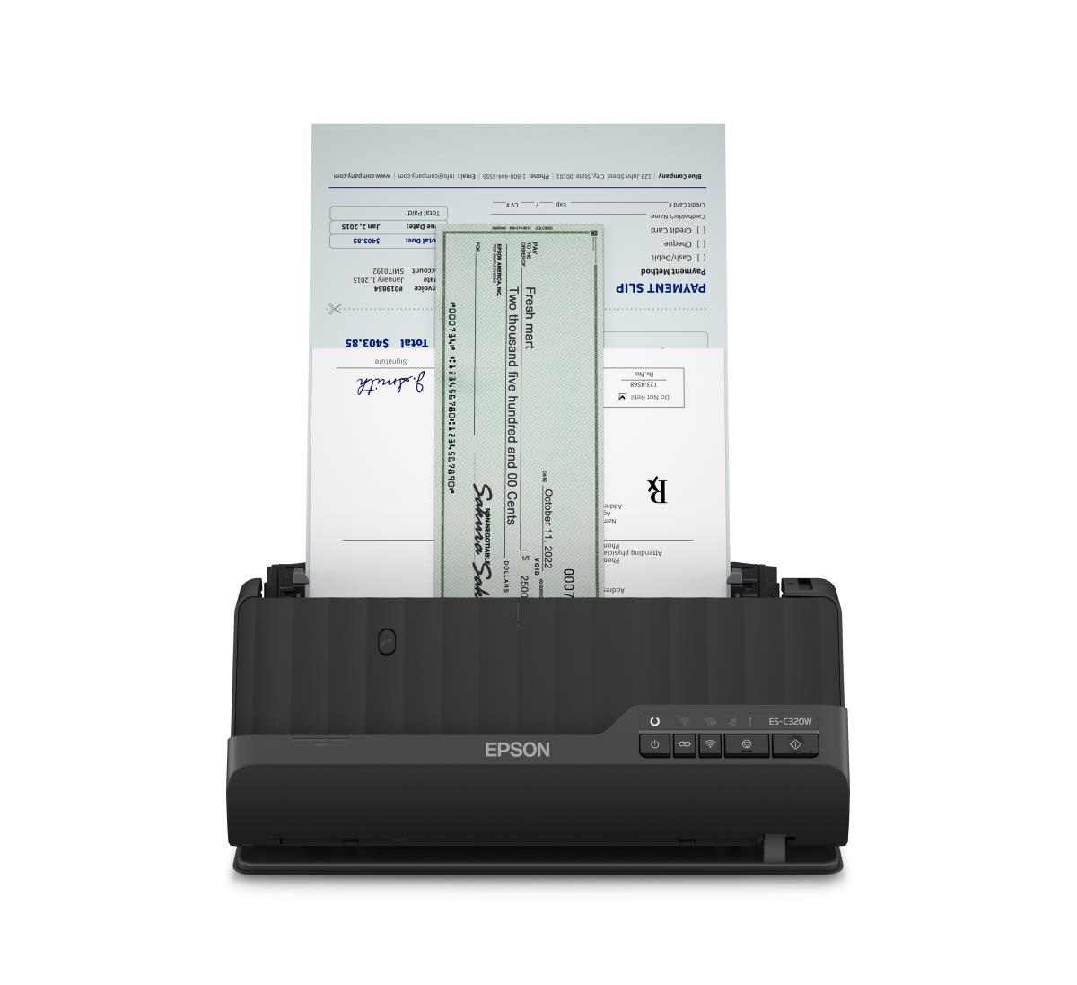 Workforce Es-c320w - Compact Wi-Fi Scanner - A4 - 600 Dpi - USB 3.0/ Wi-Fi