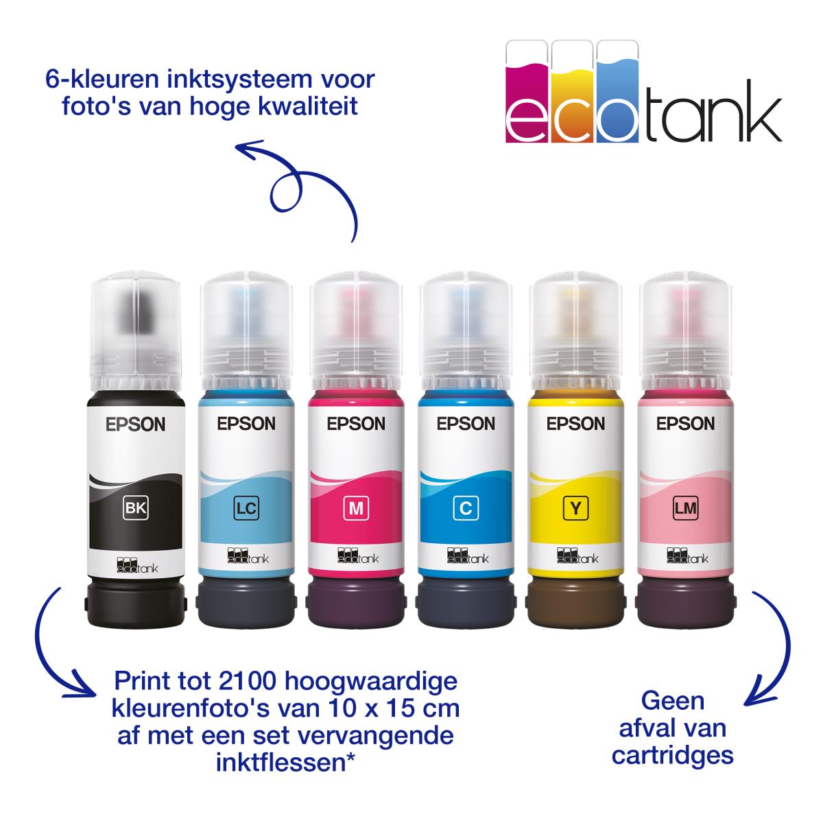 Ecotank  Et-18100 - Color Printer - Inkjet - A4 - USB / Wi-Fi
