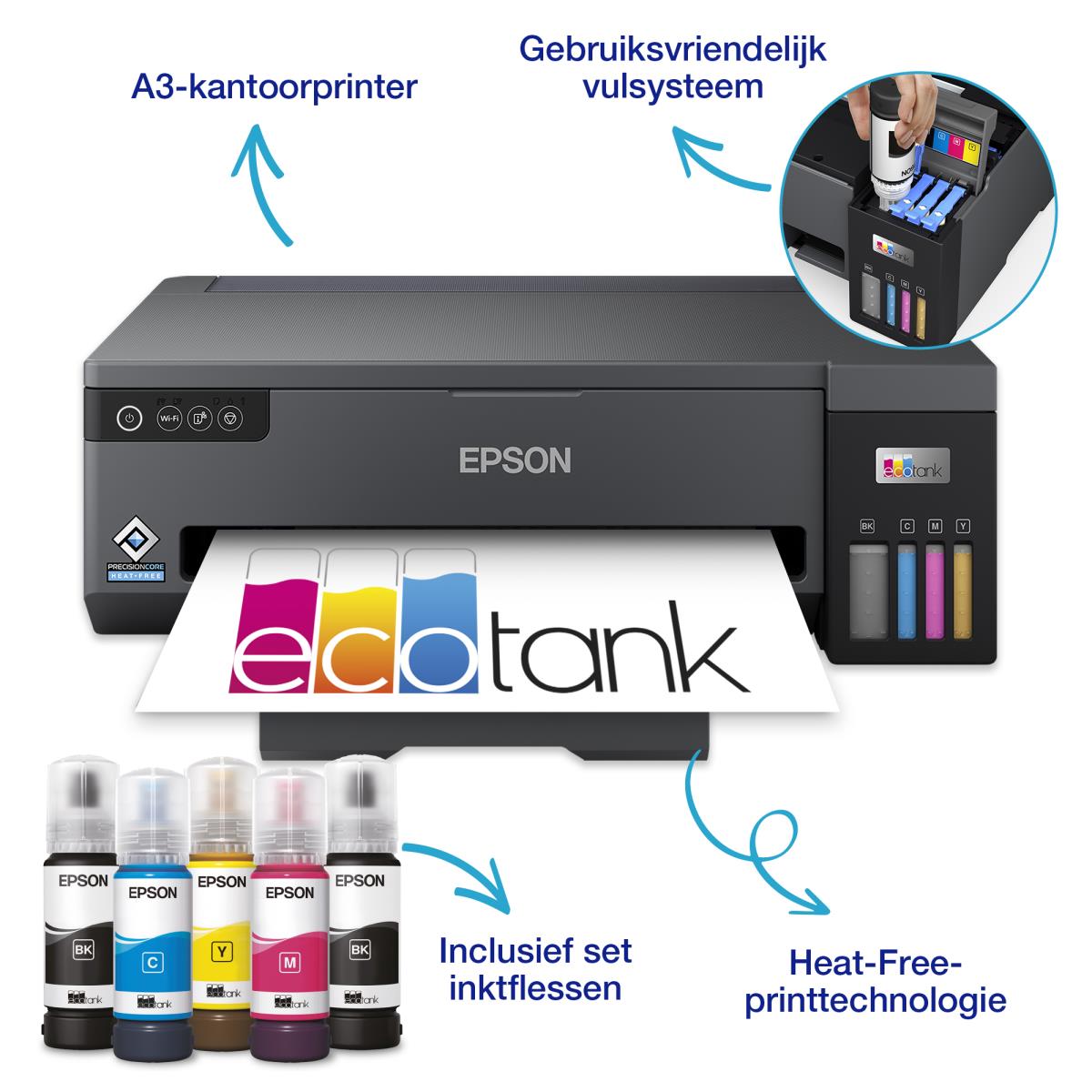 Workforce Wf-2830dwf - Color Multifunction Printer - Inkjet - A3 - Wi-Fi/ USB
