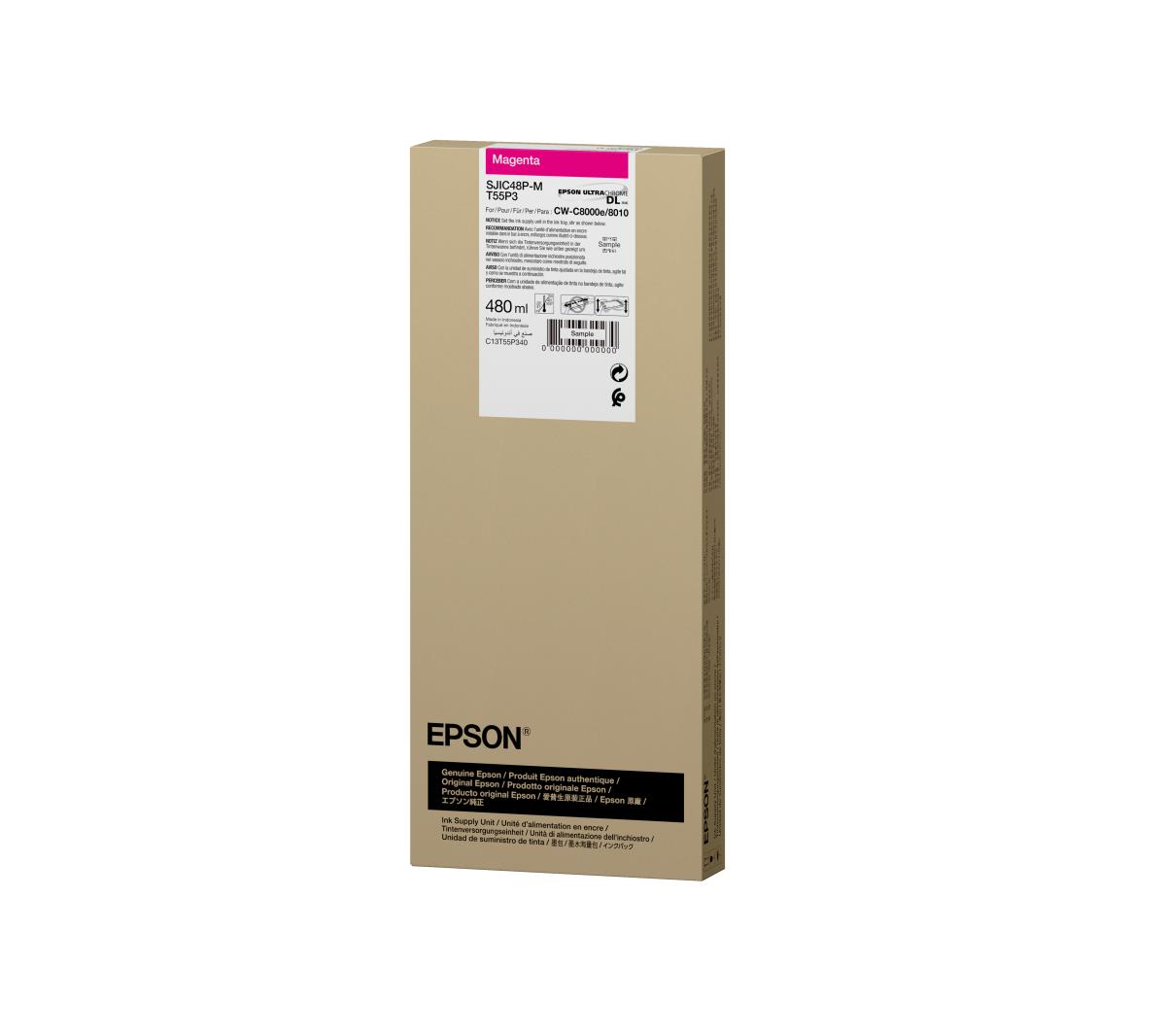 Ink Cartridge - Sjic48p-m For Colorworks C8000e - Magenta
