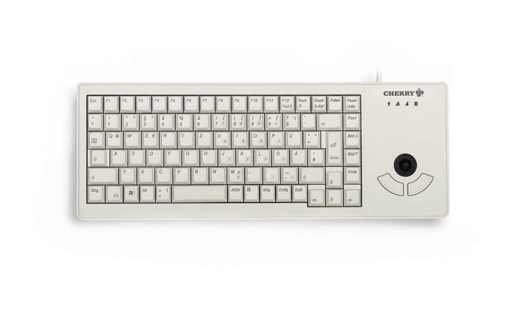 Keyboard Xs Trackball G84-5400 USB Connection Belgium Azerty Grey