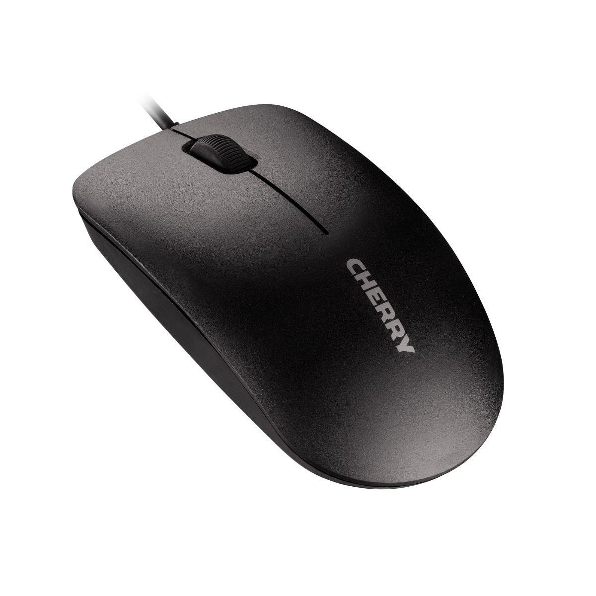DC 2000 Desktop - Keyboard and Mouse - Corded USB - Black - Azerty Belgian