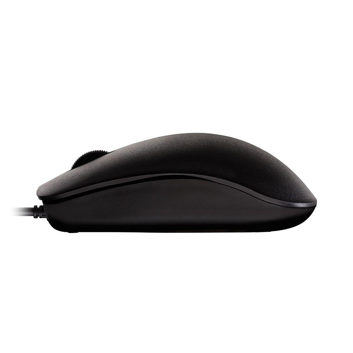 DC 2000 Desktop - Keyboard and Mouse - Corded USB - Black - Azerty Belgian