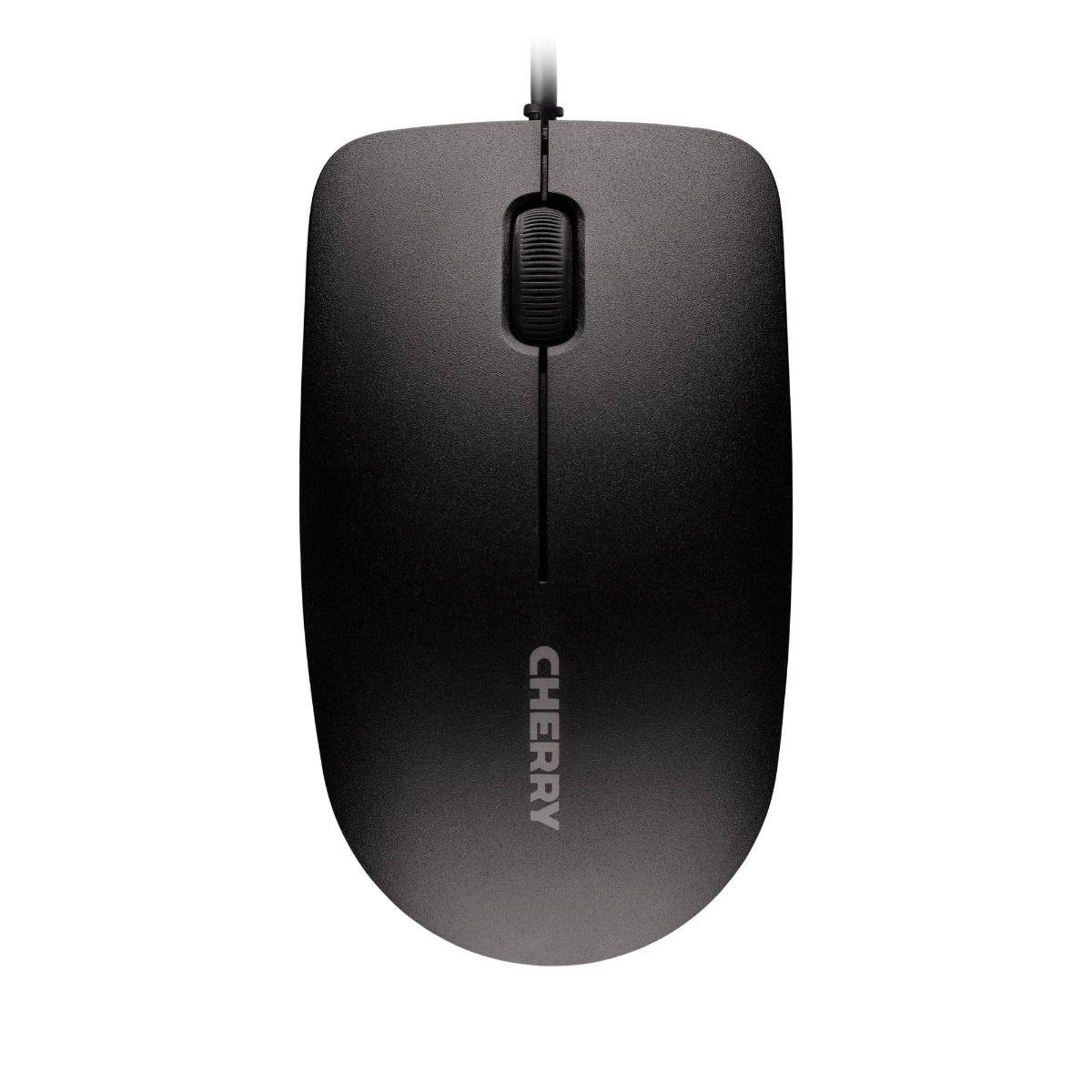 DC 2000 Desktop - Keyboard and Mouse - Corded USB - Black - Azerty Belgian
