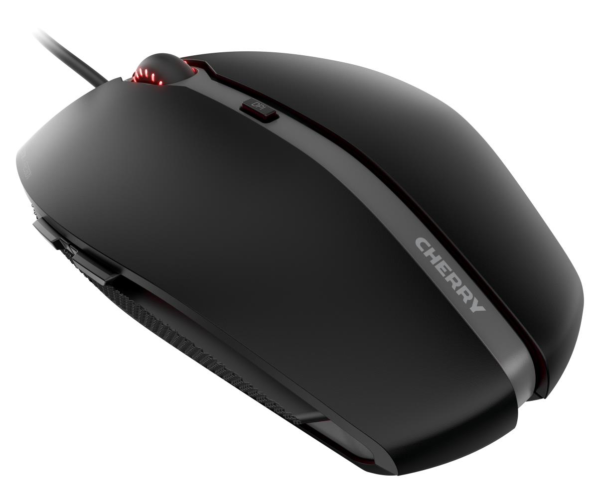 GENTIX 4K Optical Mouse - 6 Button with Wheel - Corded USB - Black