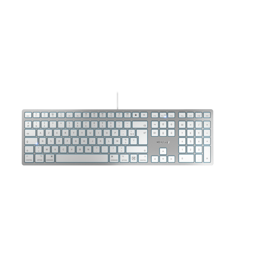 KC 6000C Keyboard - Corded USB - Sliver - Azerty French