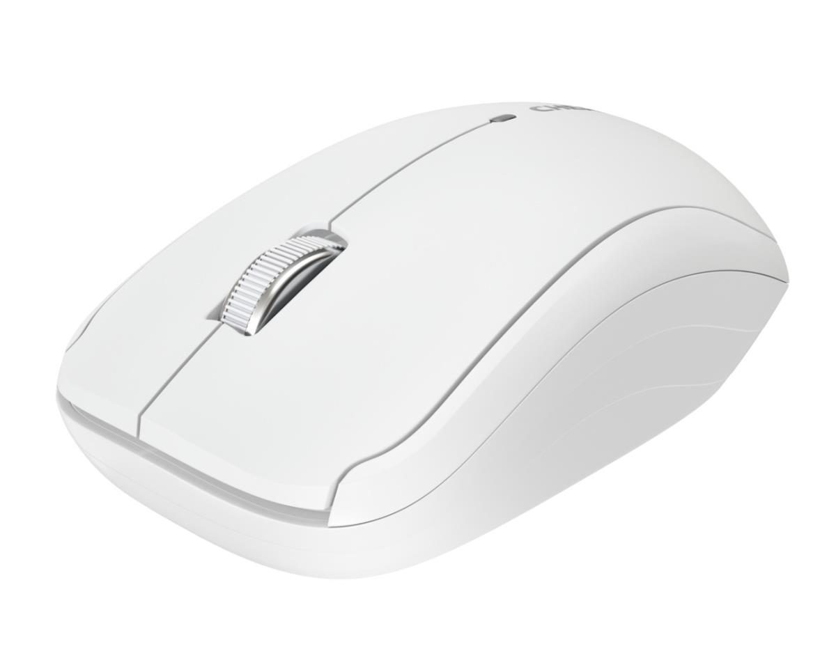 CHERRY MW 2200 Mouse - 3 Button with Wheel - Wireless - White