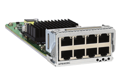 8x10GBASE-T Port Card - 100M/1G/2.5G/5G/10G (APM408C)