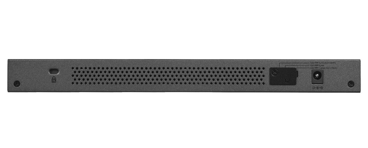 Unmanaged Switch PoE+ GS116LP 16-Port GbE with FlexPoE (76W)