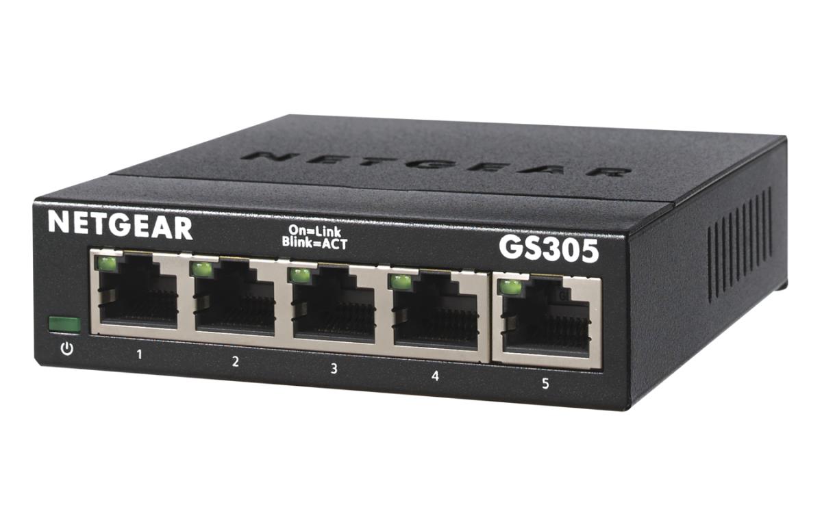 Unmanaged Essentials Switch GS305v3 - 5-Port GbE