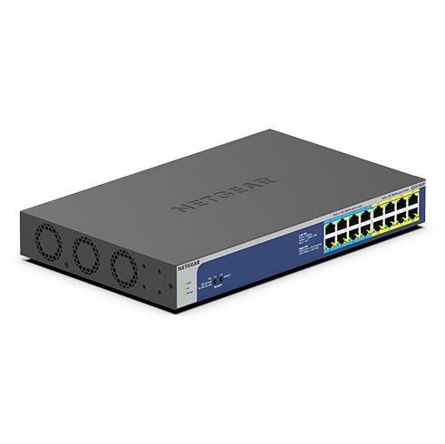 GS516UP Gigabit Unmanaged Switch 16-Port, High-Power PoE+/8-Ports PoE++ 380W