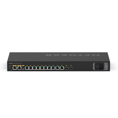 GSM4212PX - M4250-10G2XF-PoE+ AV Line Managed Switch 2x1G 2xSFP+ and 8x1G PoE+ 240W