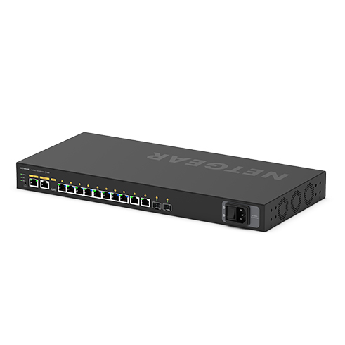 GSM4212PX - M4250-10G2XF-PoE+ AV Line Managed Switch 2x1G 2xSFP+ and 8x1G PoE+ 240W
