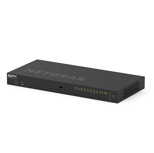 GSM4212PX - M4250-10G2XF-PoE+ AV Line Managed Switch 2x1G 2xSFP+ and 8x1G PoE+ 240W