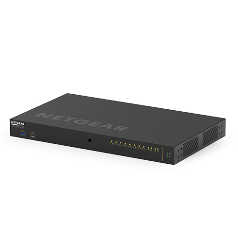 GSM4212UX - M4250-10G2XF-PoE++ AV Line Managed Switch 2x1G 2xSFP+ and 8x1G Ultra90 PoE++ 720W