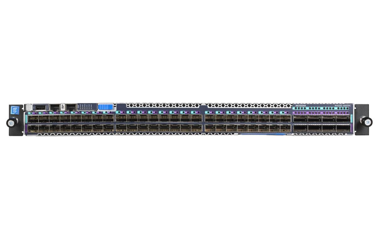 XSM4556 M4500-48XF8C Managed Switch with 48x10G/25G SFP28 and 8x100G QSFP28 Ports